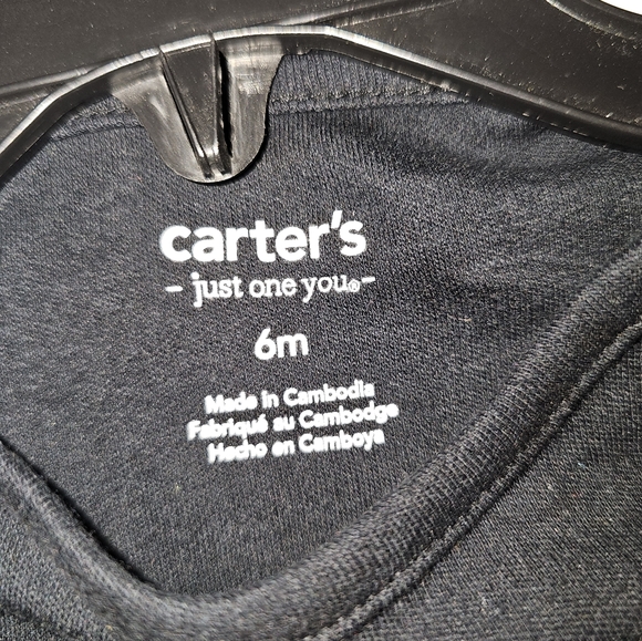 Carter's Baby Skeleton Sleep and Play Footsie & Hat Size 6 Months NWT - Picture 3 of 5